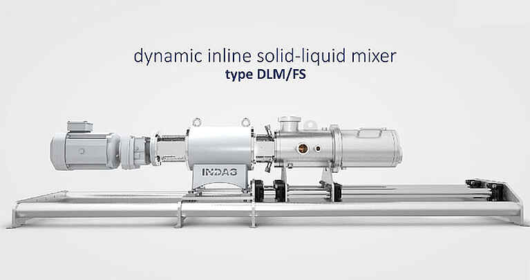 Teaser Video 3D Animation INDAG Solid-Liquid Inline Mixer Type DLM/FS 