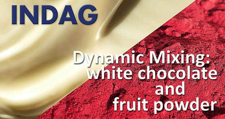 Teaser Video Dynamic Mixing of chocolate and red fruit powder