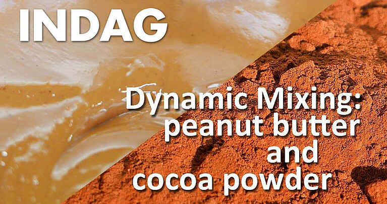Video Teaser Dynamic Mixing of peanut butter and cocoa powder
